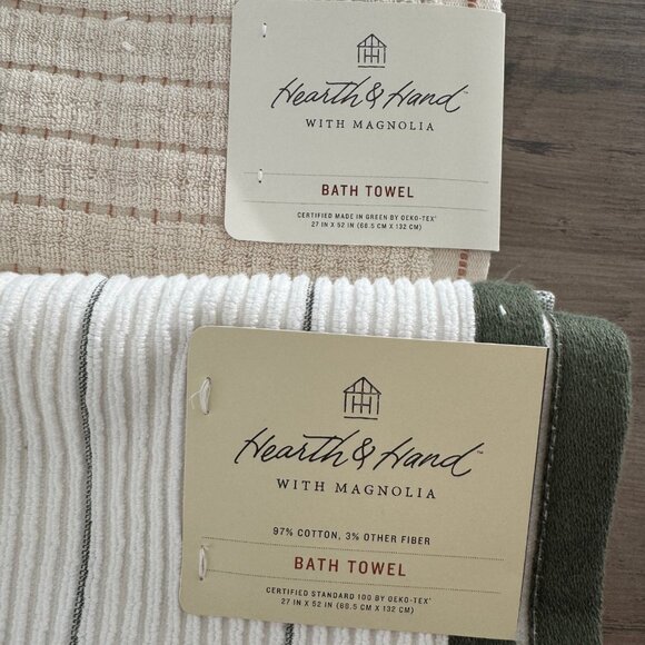 NEW Ribbed Terry Bath Towels - Hearth & Hand™ with Magnolia - Picture 10 of 10